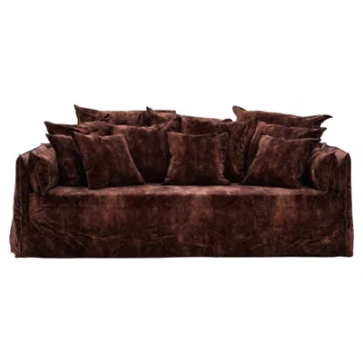 Pre-owned Gervasoni Sofa With Deep Seat  Ghost 16 Design Paola Navone – Aurora In Black