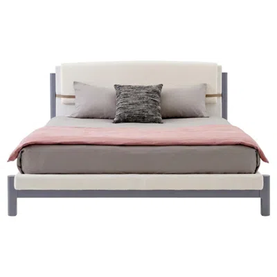 Pre-owned Gervasoni Strap Double Bed Design Neri & Hu In Brown