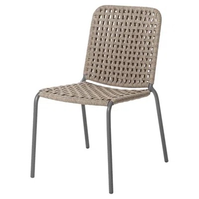 Pre-owned Gervasoni Straw 23 Outdoor Chair – Design Paola Navone In Gray