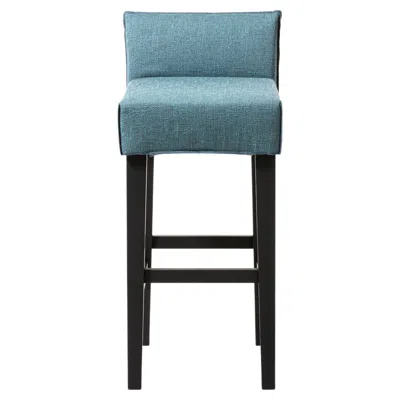 Pre-owned Gervasoni Up Bar Stool In Black Lacquered Legs & Snake Upholstery Paola Navone