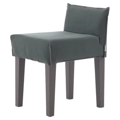 Pre-owned Gervasoni Up Chair In Grey Lacquered Legs & Smeraldo Upholstery By Paola Navone In Gray