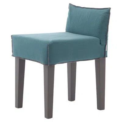 Pre-owned Gervasoni Up Chair In Grey Lacquered Legs With Pavone Upholstery By Paola Navone In Gray