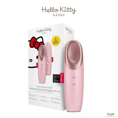 Geske Hello Kitty Smartappguided Warming & Cooling Eye Energizer 6 In 1 In Pink