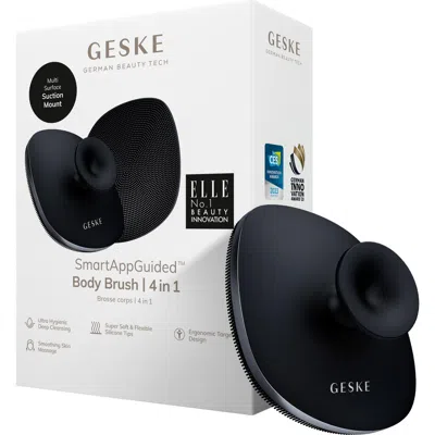 Geske Smartappguided Body Brush With Metal Ring | 4 In Black