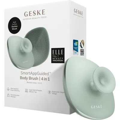 Geske Smartappguided Body Brush With Metal Ring | 4 In Green