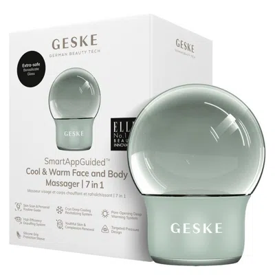 Geske Smartappguided Cool & Warm Face & Body Massager | 7 In 1 - Green