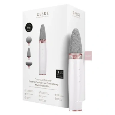 Geske Smartappguided Electric Pumice Foot Smoothing Multi-pen | 8 In Silver