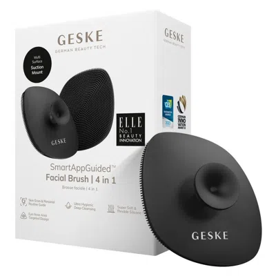 Geske Smartappguided Facial Brush With Handle | 4 In 1 - Gray