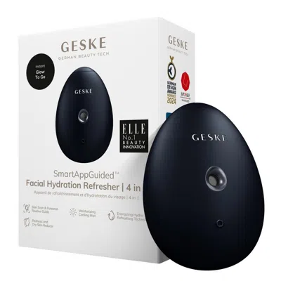 Geske Smartappguided Facial Hydration Refresher | 4 In 1 - Black