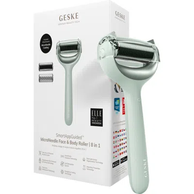 Geske Smartappguided Microneedle Face & Body Roller | 8 In Green