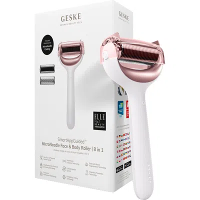 Geske Smartappguided Microneedle Face & Body Roller | 8 In Silver
