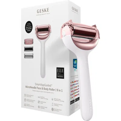 Geske Smartappguided Microneedle Face & Body Roller | 9 In Silver