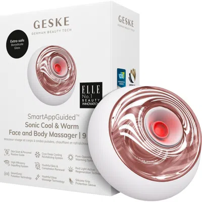 Geske Smartappguided Sonic Cool & Warm Face And Body Massager | 9 In Silver