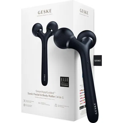 Geske Smartappguided Sonic Facial & Body Roller | 4 In Black