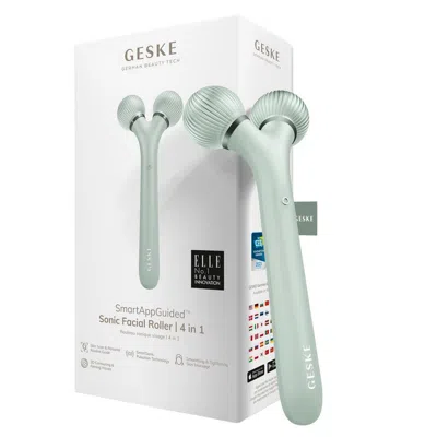 Geske Smartappguided Sonic Facial Roller | 4 In 1 - Green