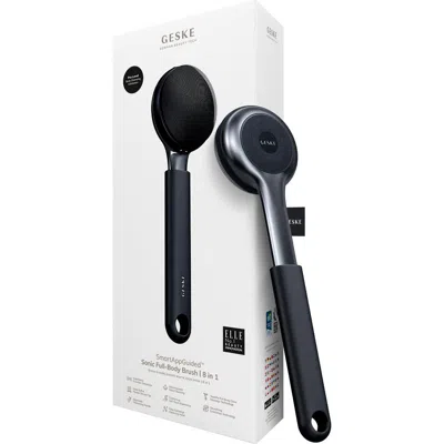Geske Smartappguided Sonic Full-body Brush & Intensive Exfoliator | 8 In Black