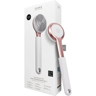 Geske Smartappguided Sonic Full-body Brush & Intensive Exfoliator | 8 In Silver