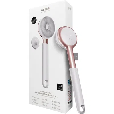 Geske Smartappguided Sonic Led Full-body Brush & Intensive Exfoliator | 9 In Silver