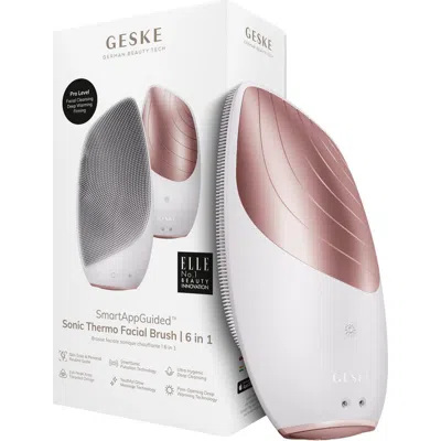 Geske Smartappguided Sonic Thermo Facial Brush | 6 In Silver