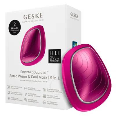Geske Smartappguided Sonic Warm & Cool Mask 9 In 1 In Magenta