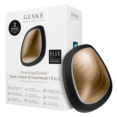 Geske Smartappguided Sonic Warm & Cool Mask 9 In 1 In Brown