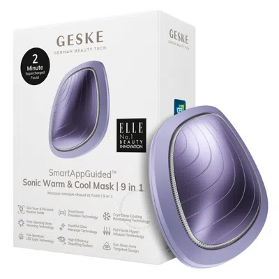 Geske Sonic Warm & Cool Mask | 9 In 1 Tools & Brushes 4099702000063 In Purple