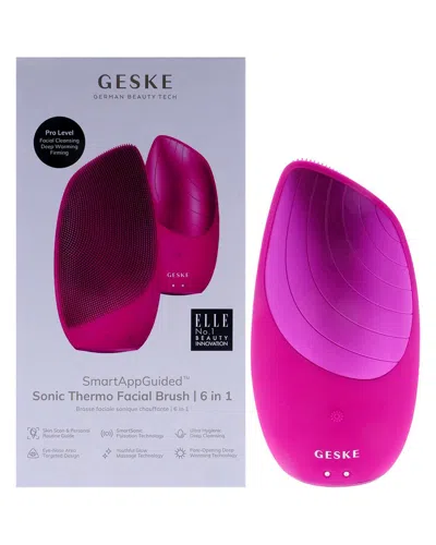 Geske Women's Sonic Thermo Facial Brush 6 In 1 - Magenta