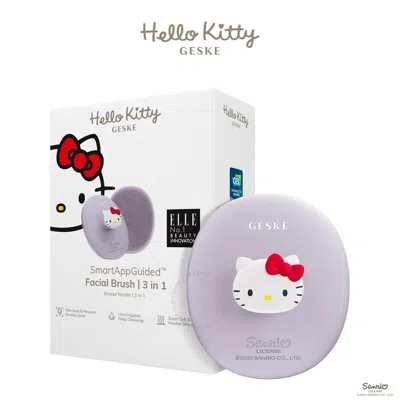 Geske X Hello Kitty Smartappguided Facial Brush 3-in-1 In Purple