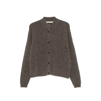 Gestuz Alpha Button-up Cardigan In Brown