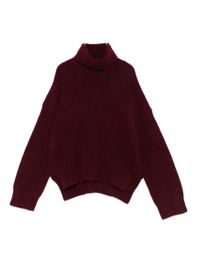 Gestuz Alphagz Turtleneck Pullover In Burgundy