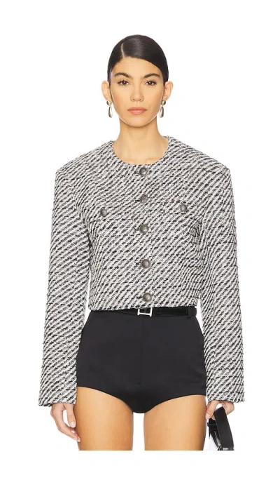 Gestuz Amilina Jacket In Black,white