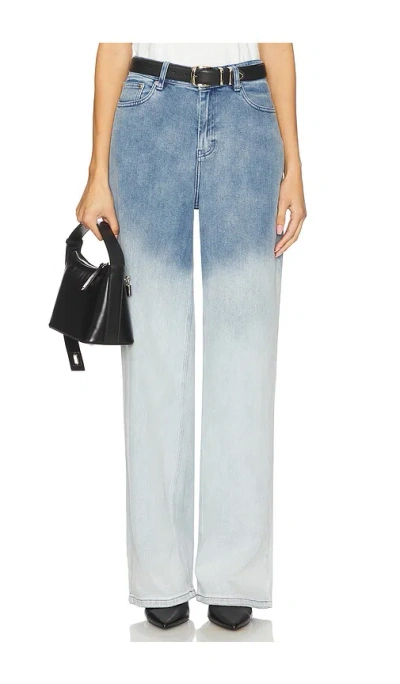 Gestuz Bebbie Wide Jeans In 褪色蓝