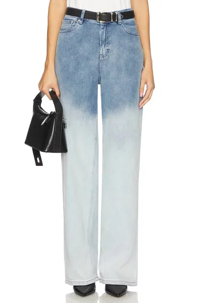 Gestuz Bebbie Wide Leg Jeans In Faded Blue