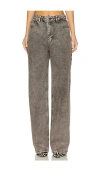 Gestuz Brendagz Loose Jeans In Grey Brown Wash