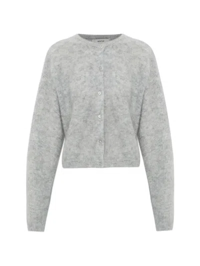 Gestuz Button-up Cardigan In Gray