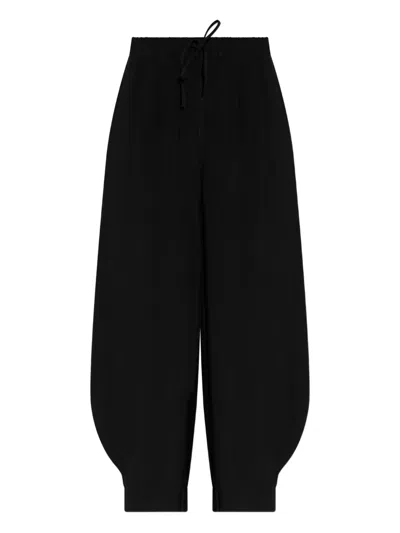 Gestuz Camila Drawstring Balloon Trousers In Black