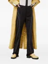 Gestuz Contrast Stitching Trousers In Black