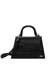 Gestuz Crocodile-embossed Tote Bag In Black