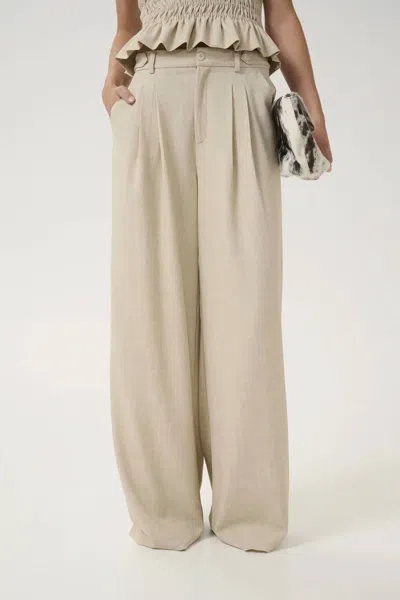 Gestuz Decy Pants In Sand In Neutral