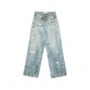 Gestuz Printed Jeans In Blue