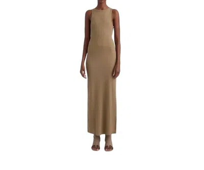 Gestuz Drewgz Dress In Stone Gray In Multi