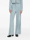 Gestuz Elnoragz Corduroy Trousers In Blue
