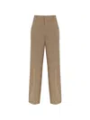 Gestuz Evaldi Check Pattern Trousers In Brown