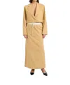 Gestuz Feleagz Linen Blazer In Starfish In Yellow