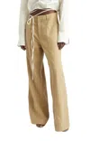 Gestuz Feleagz Linen High Waist Pant In Starfish In Multi