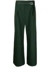 Gestuz Fenayagz Wide-leg Trousers In Green