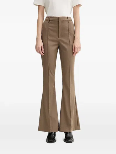 Gestuz Flared Trousers In Brown