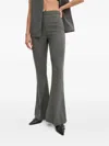 Gestuz Flared Trousers In Gray