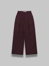 Gestuz Gz Paula Mw Pants In Burgundy