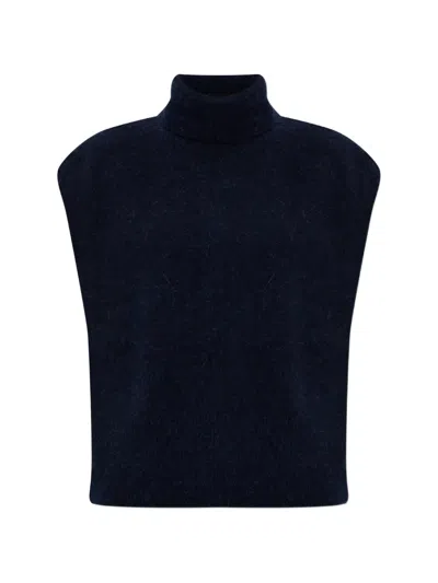 Gestuz Gzalpha Roll-neck Sweater In Blue